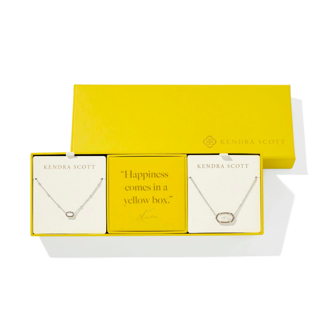 Kendra Scott Elisa Necklace Gift Set - Ivory Mother-of-Pearl