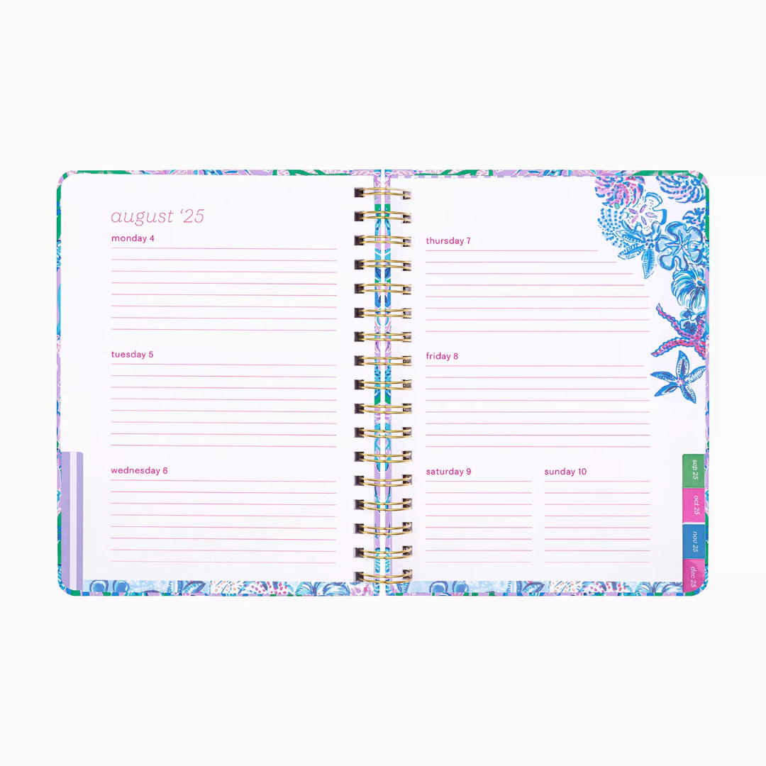 Lilly Pulitzer Large 17 Month Agenda