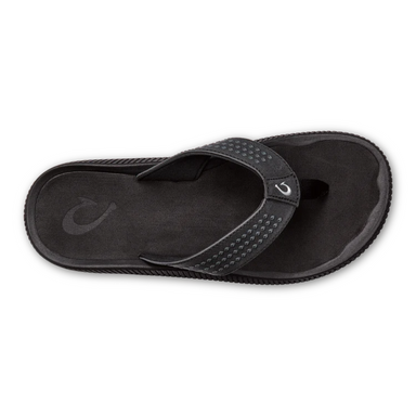 Olukai Ulele Flip Flops - Black - The Cottage