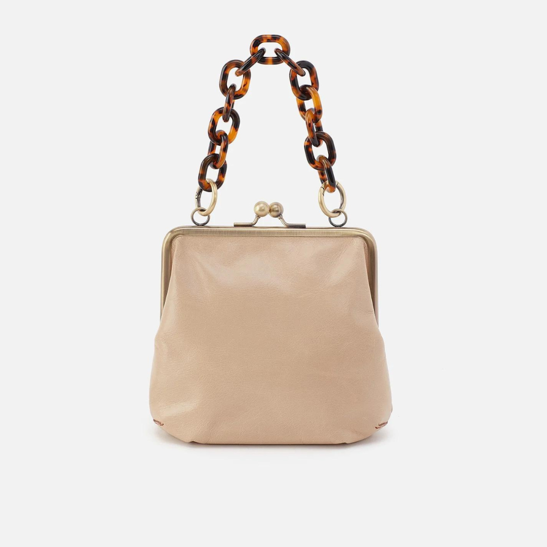 Hobo Alba Crossbody Polished Leather - Quartz