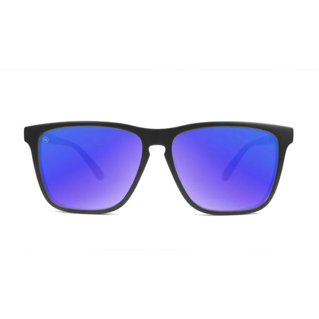 Knockaround Fast Lanes Sunglasses - Matte Black/Moonshine