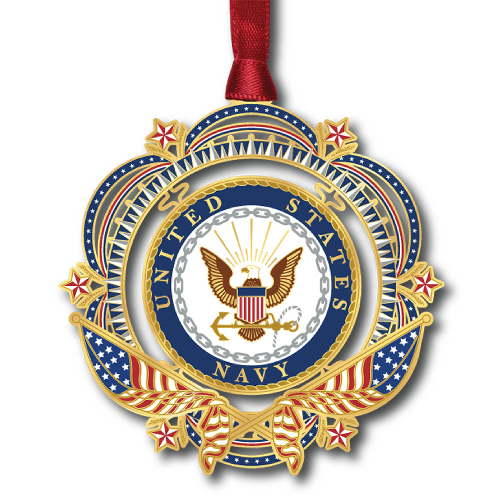 Beacon Designs Patriotic U.S Navy Ornament - The Cottage