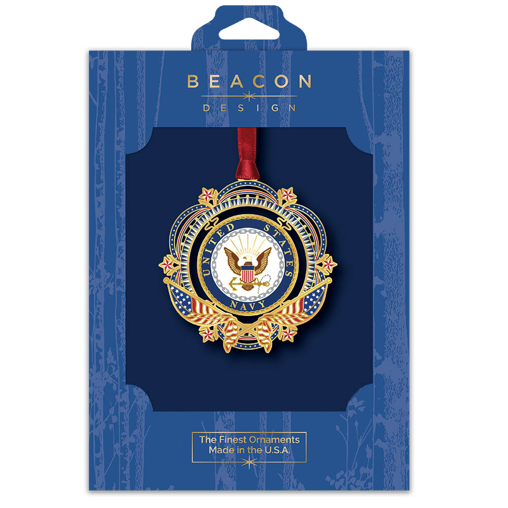 Beacon Designs Patriotic U.S Navy Ornament - The Cottage