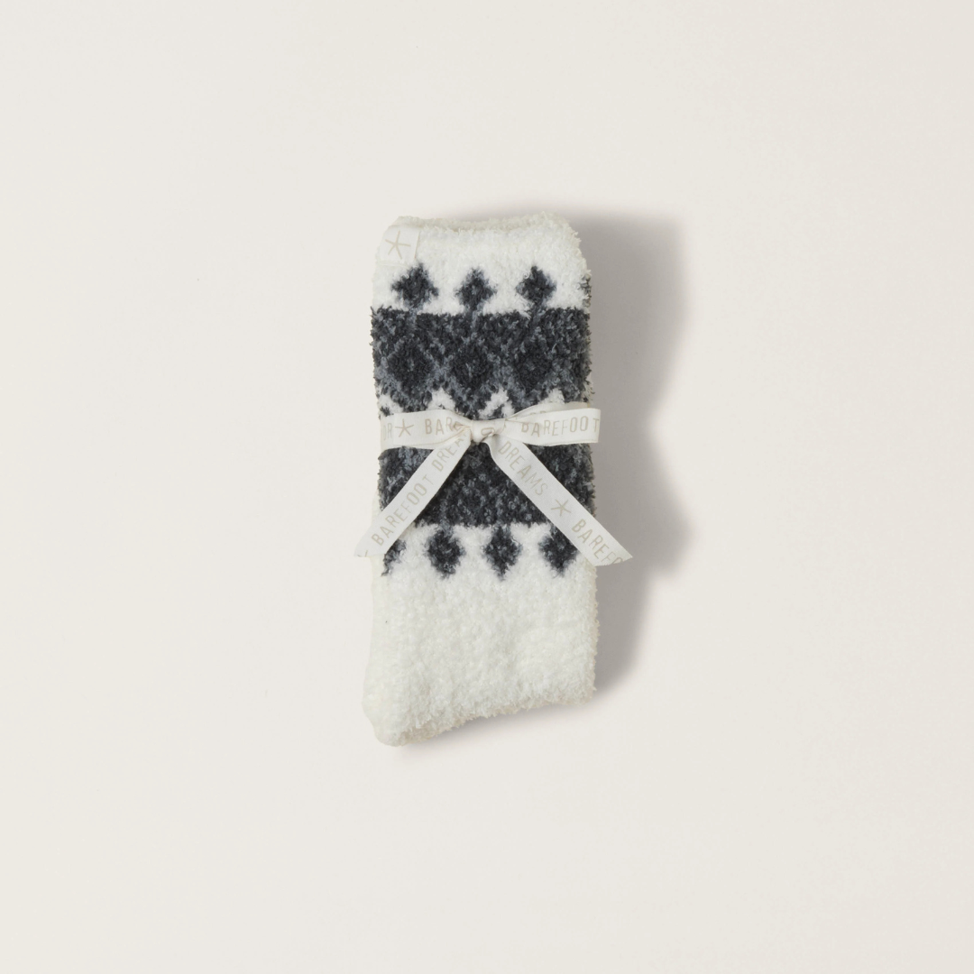 Barefoot Dreams CozyChic Fair Isle Socks