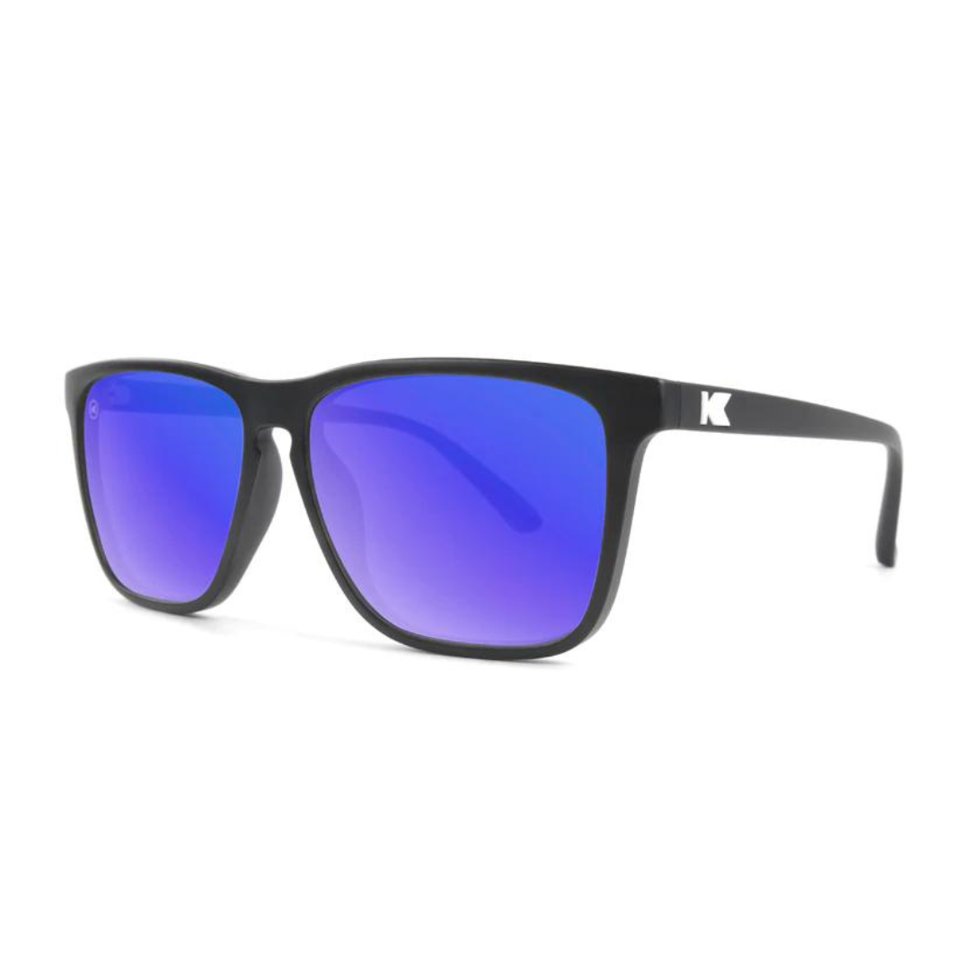 Knockaround Fast Lanes Sunglasses - Matte Black/Moonshine