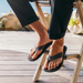 Olukai Ulele Flip Flops - Black - The Cottage