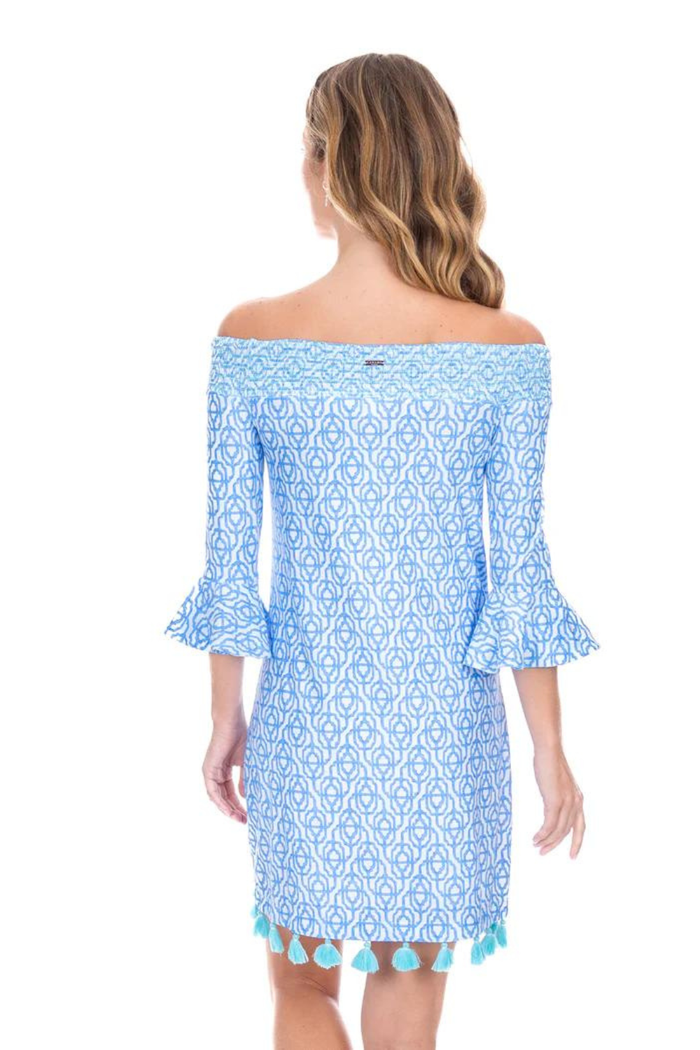 Cabana Life Off the Shoulder Dress - Lake Como