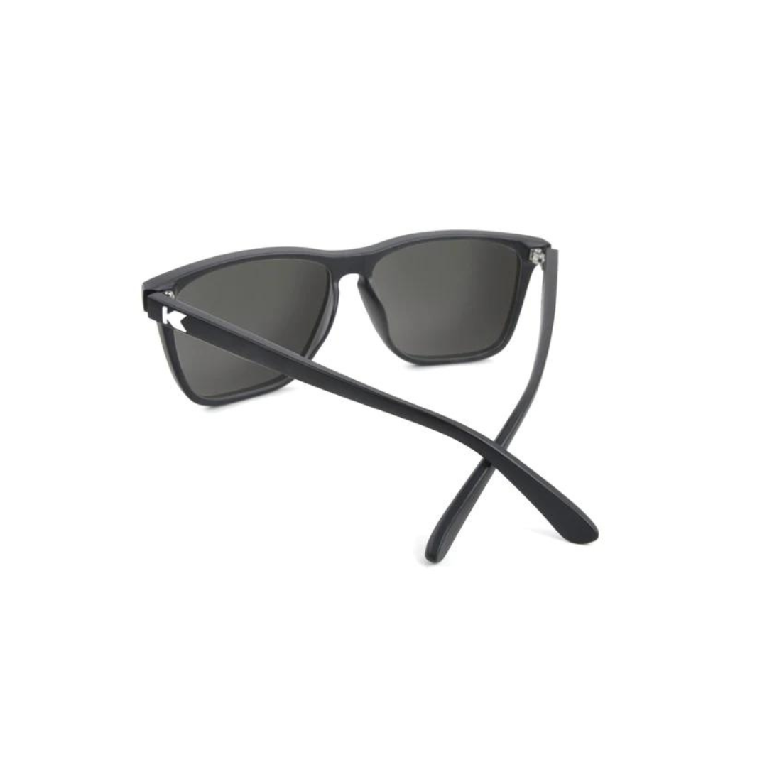 Knockaround Fast Lanes Sunglasses - Matte Black/Moonshine