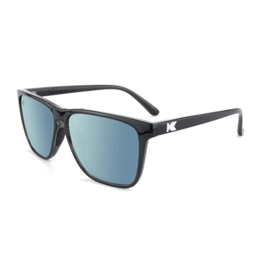 Knockaround Fast Lanes Sport Sunglasses - Jelly Black/Sky Blue