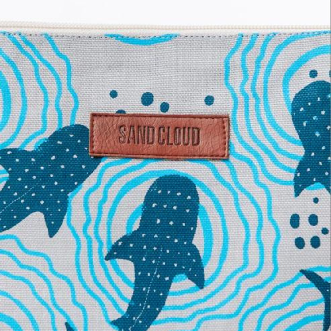 Sand Cloud Beach Tote - Shark Ripples