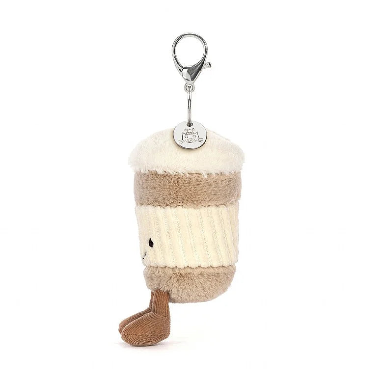 Jellycat Amuseable Coffee-To-Go Bag Charm - The Cottage