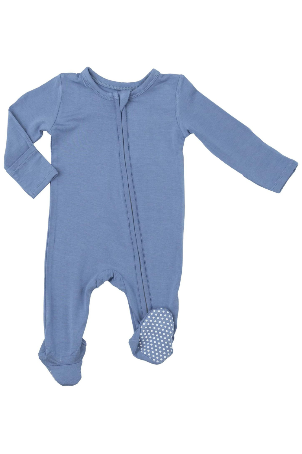 Angel Dear 2 Way Zipper Footie - Blue