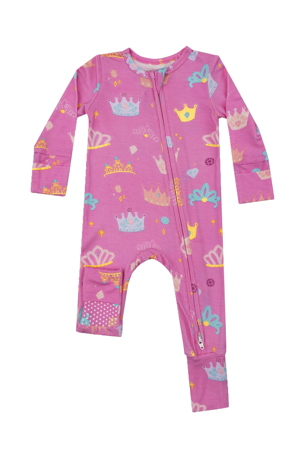 Angel Dear Princess Crowns 2 Way Zip Romper