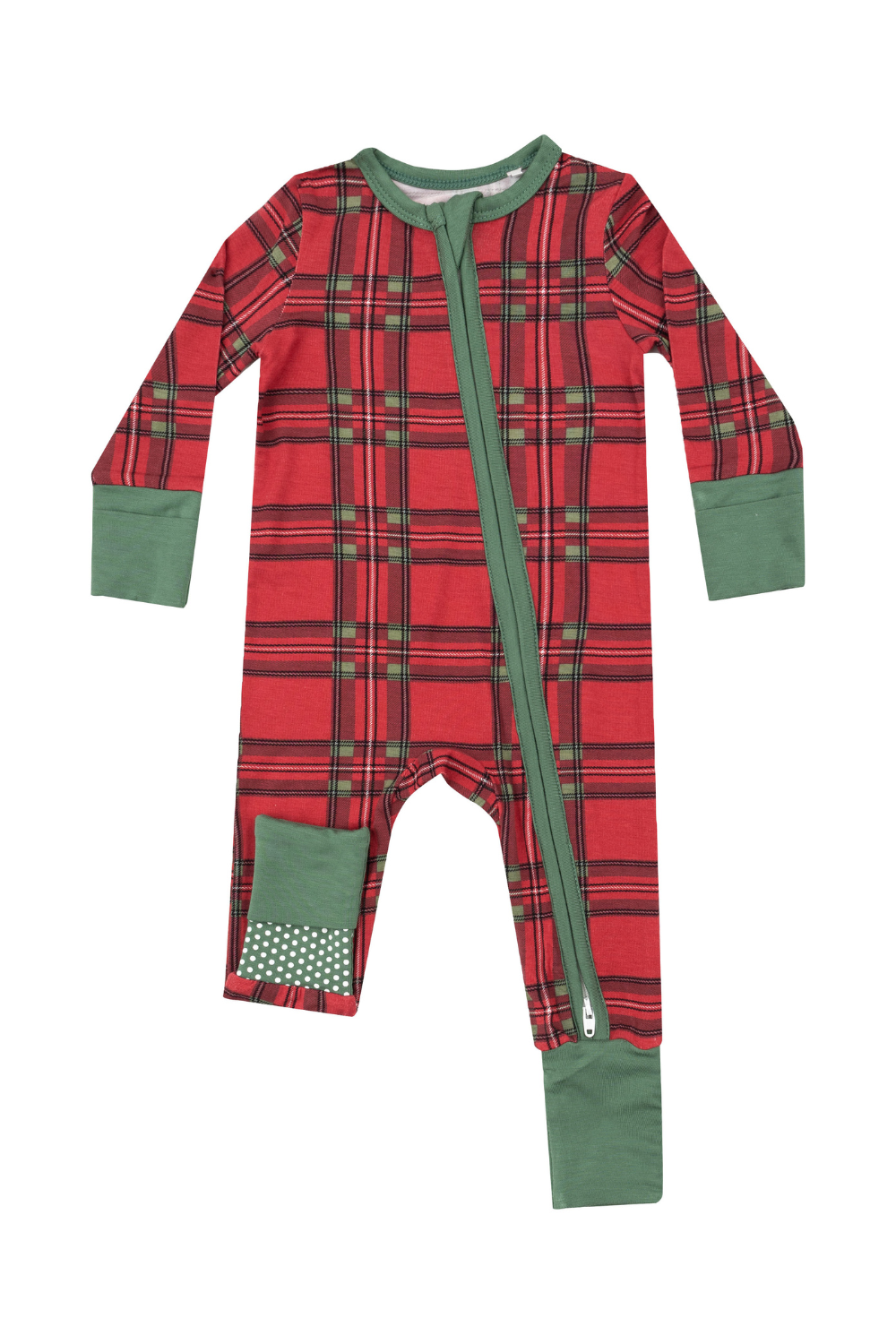 Angel Dear Vintage Holiday Plaid 2 Way Zip - The Cottage