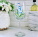 Wine by Design Hand painted Wine Glass - The Cottage