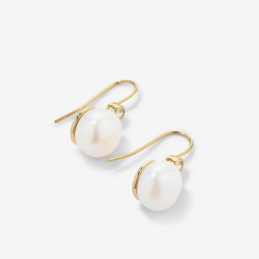 Bryan Anthonys By My Side Pearl Drop Earrings - The Cottage