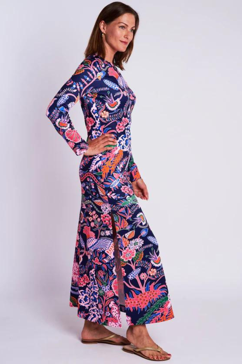 CK Bradley Ashton Dress - Eden Navy Multi