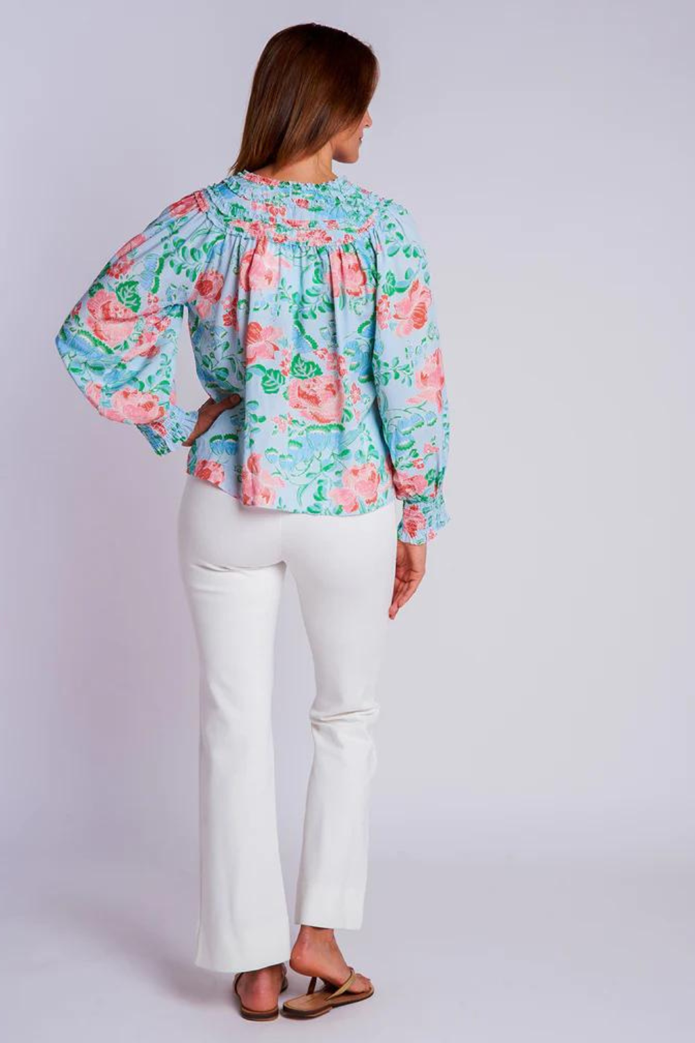 CK Bradley Trixie Blouse - Cordelia Sky Multi