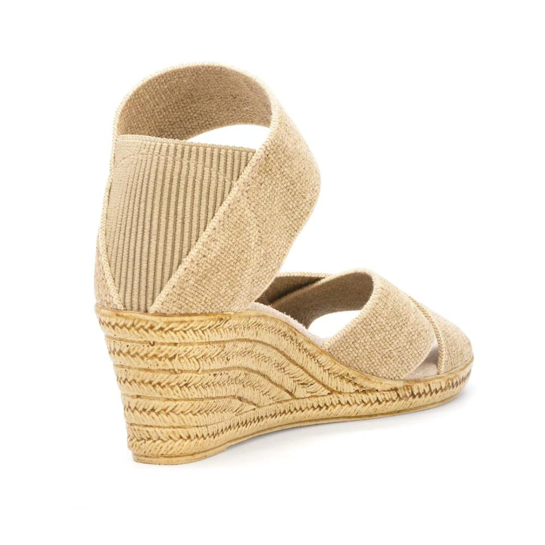 Charleston Cannon Wedge - Linen