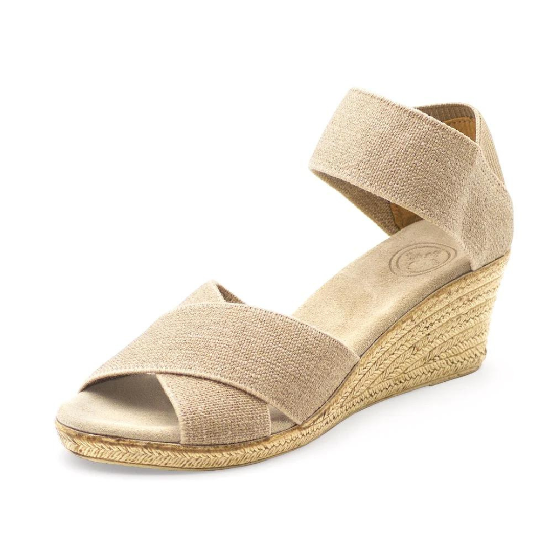 Charleston Cannon Wedge - Linen