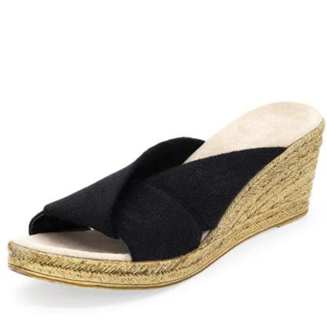 Charleston Porter Wedge - Black