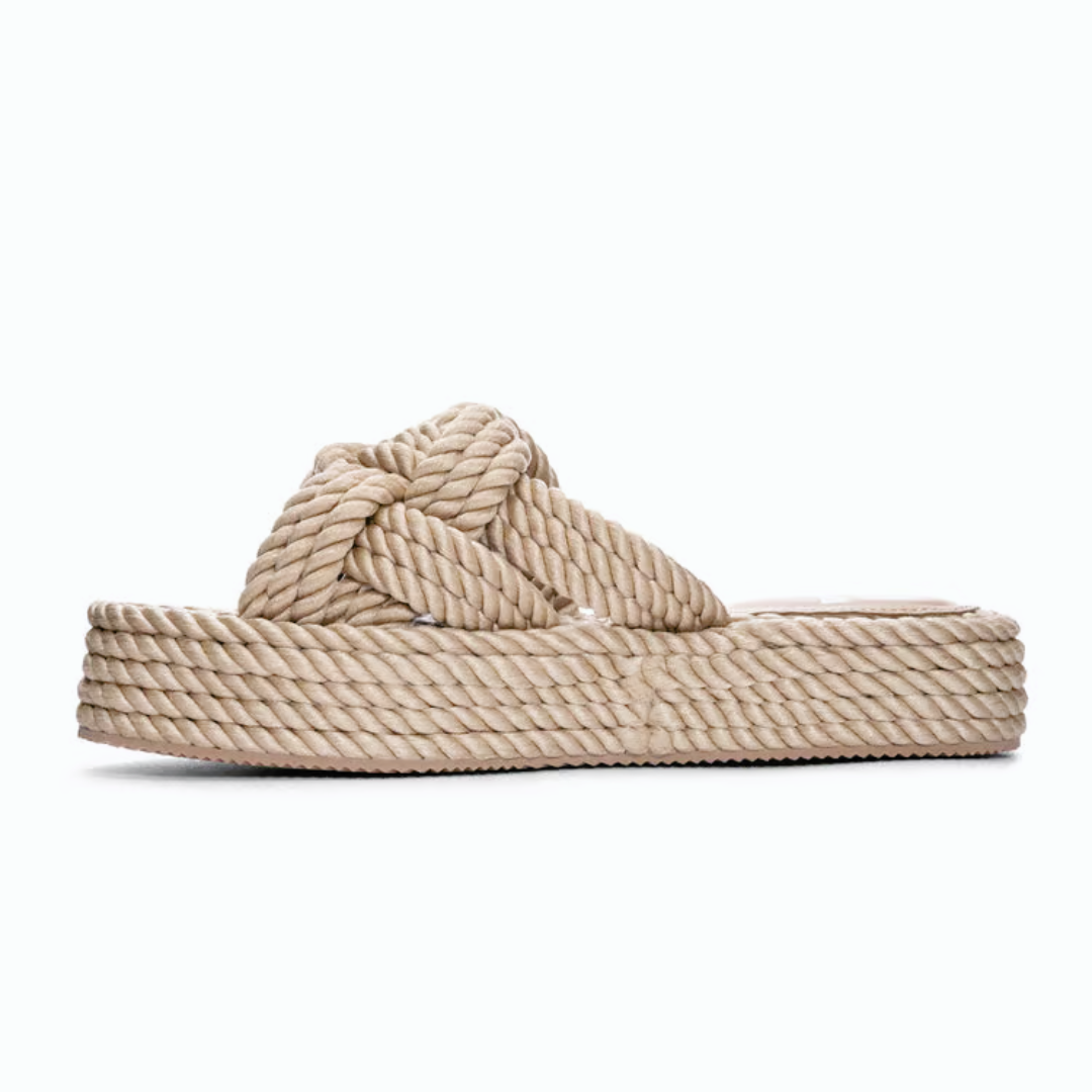 Chinese Laundry Knotty Rope Casual Sandal - Natural