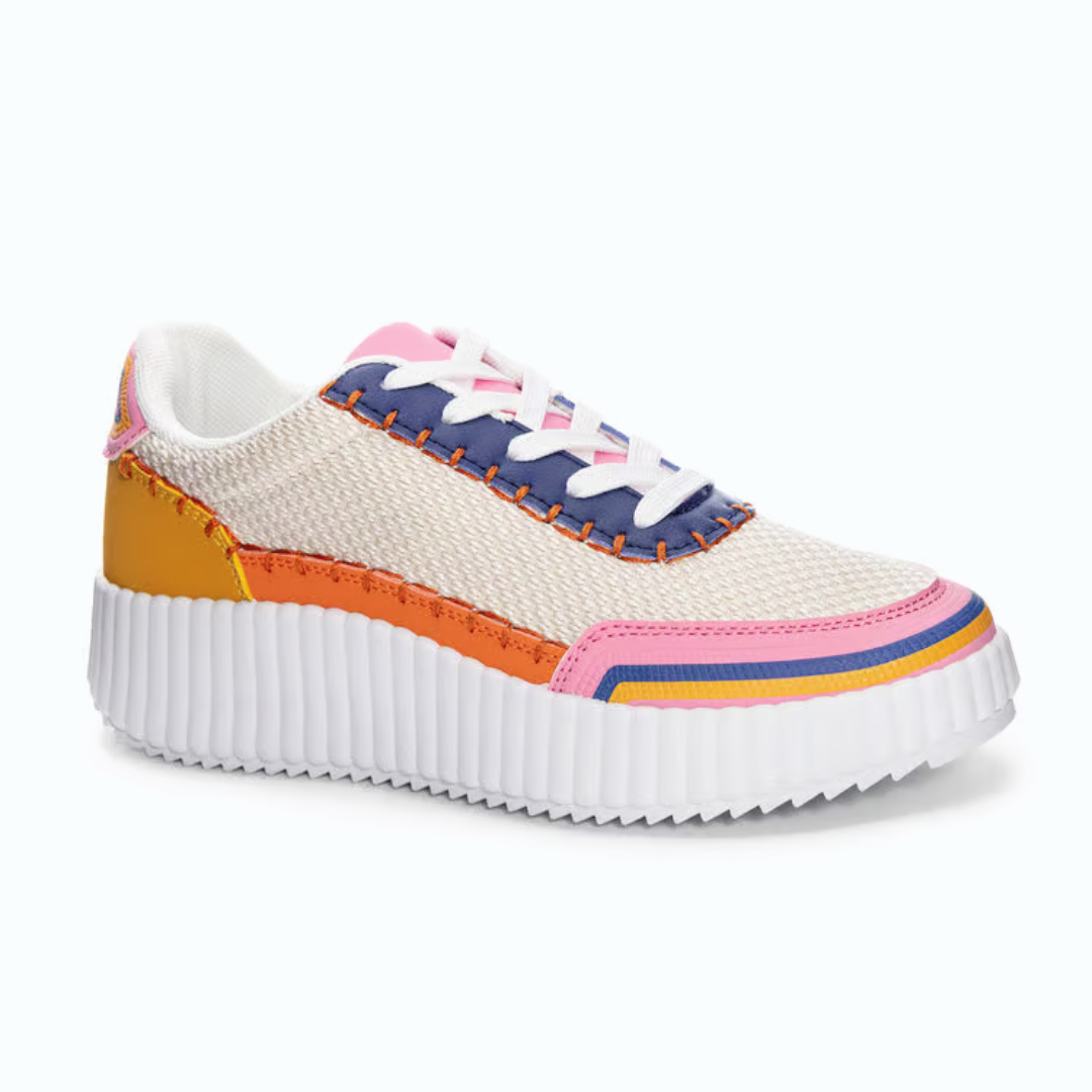 Chinese Laundry Spirited Mesh Pull-On Sneaker - Pink Multicolor