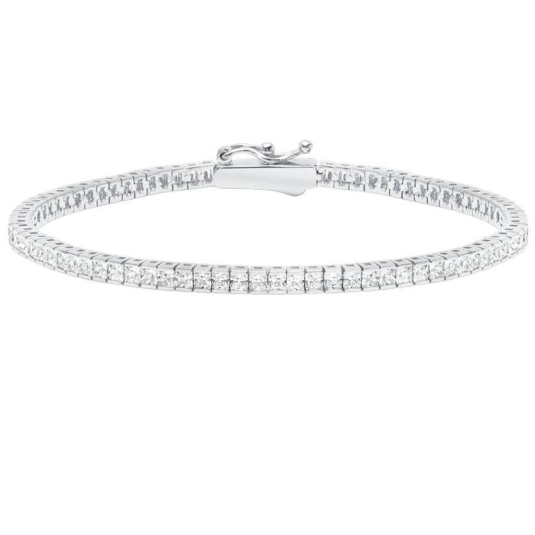 Crislu Classic Small Princess Tennis Bracelet