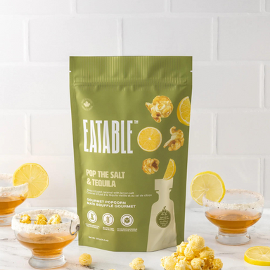 Eatable Pop the Salt & Tequila-Añejo Infused Caramel  Popcorn - The Cottage