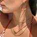 Ellie Vail Laurette Large Hoop Earrings - Gold - The Cottage