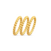 Ellie Vail Lucia Beaded Triple Ring Set - Gold - The Cottage