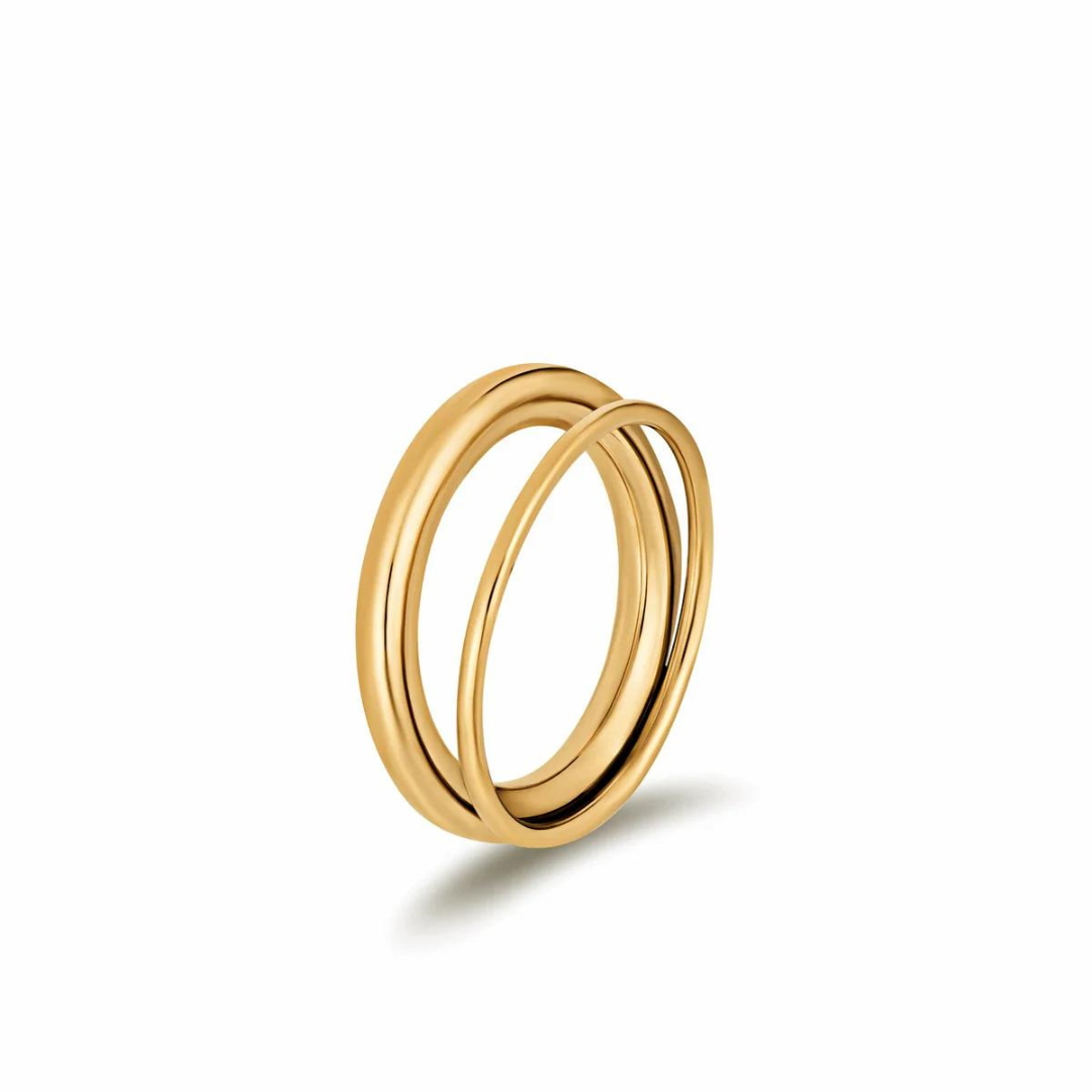 Ellie Vail Milly Ring - Gold - The Cottage