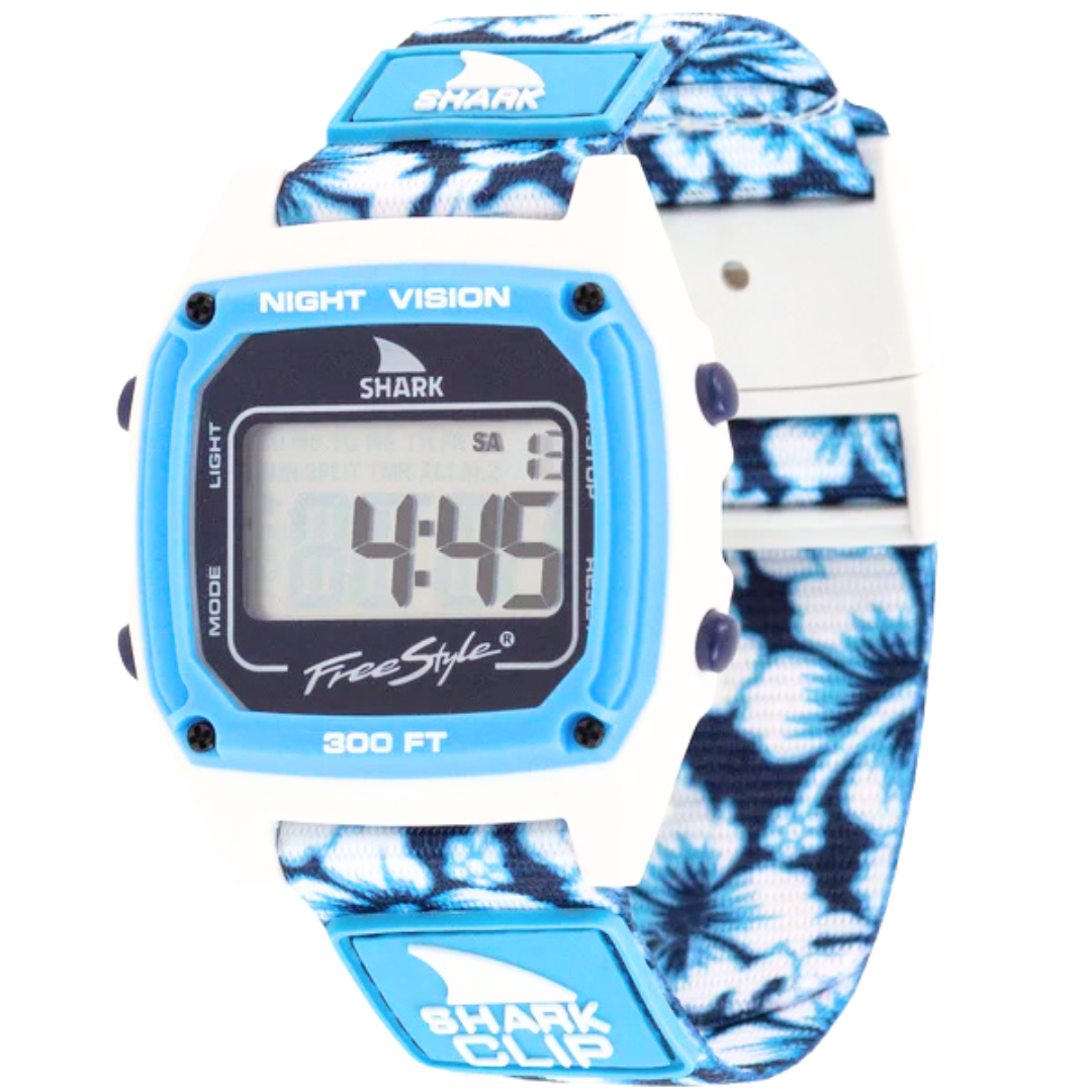 Freestyle Shark Classic Clip - Blue Hibiscus