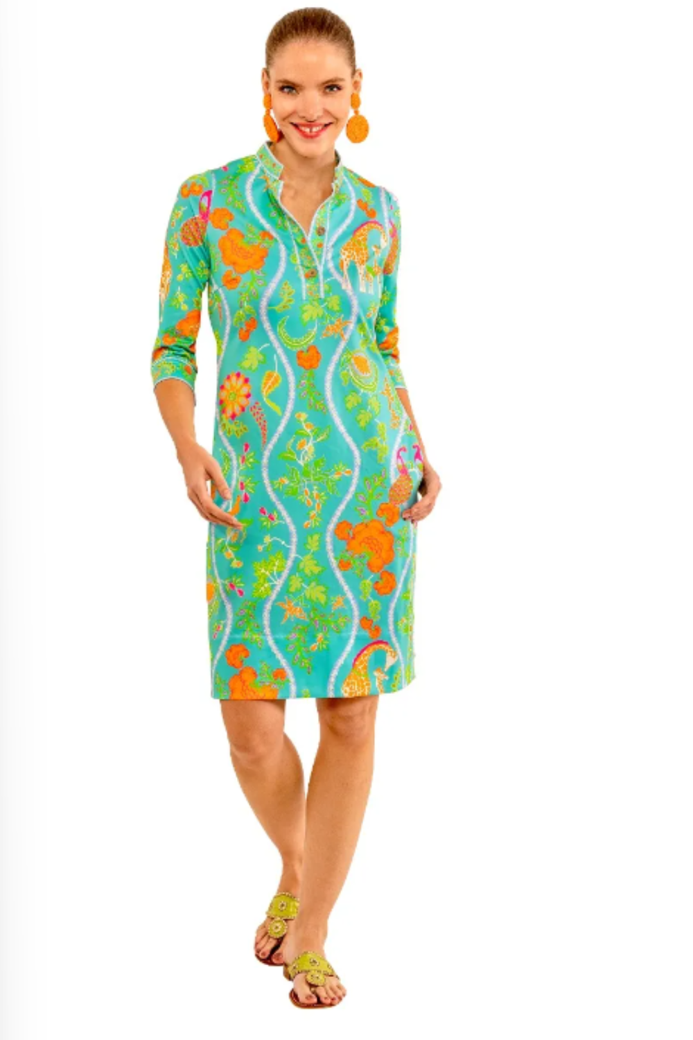 Gretchen Scott Jersey Mandarin Dress