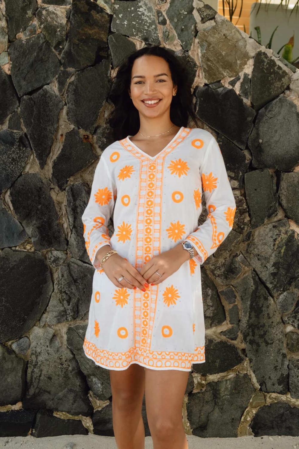 HIHO Maho Tunic - Dominica Orange