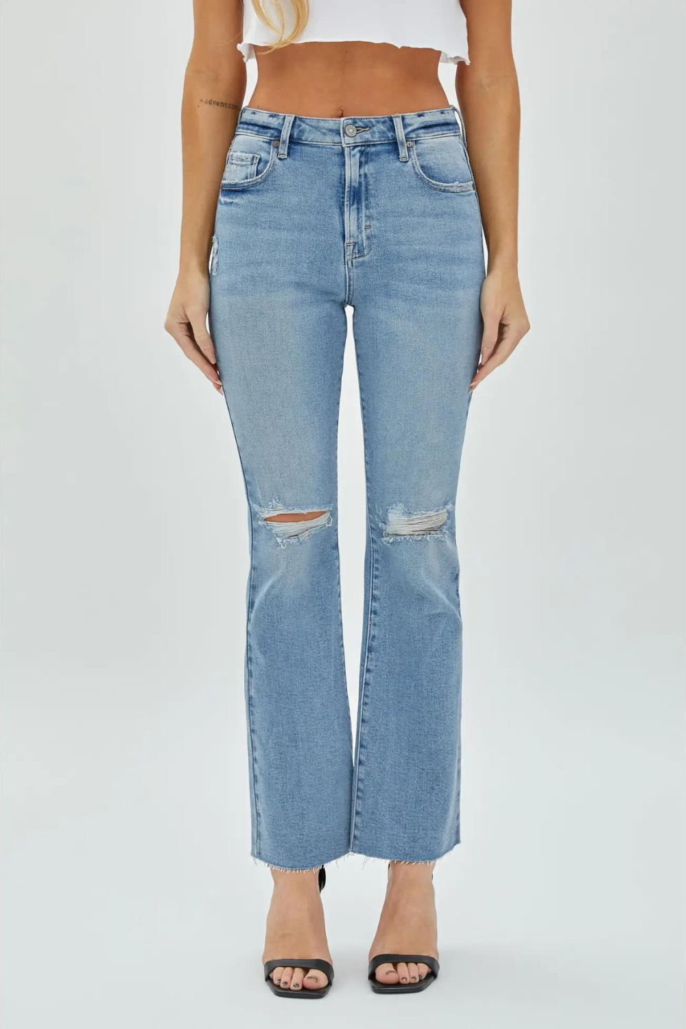 Hidden Ryan High-Rise Bootcut Jeans - Medium Light - The Cottage