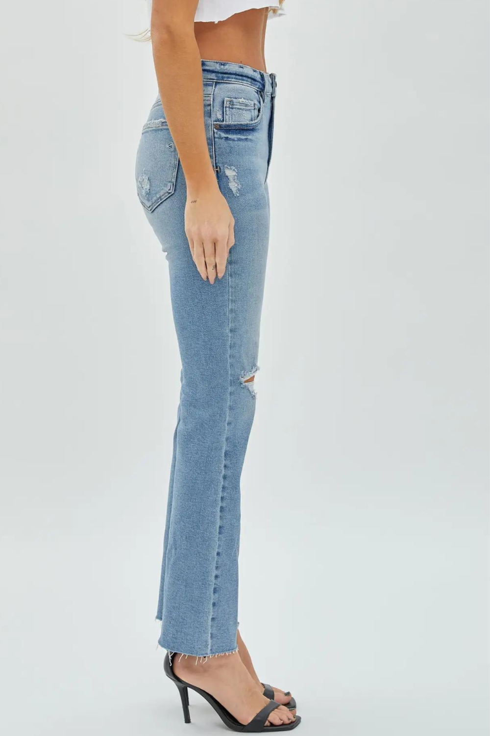 Hidden Ryan High-Rise Bootcut Jeans - Medium Light - The Cottage