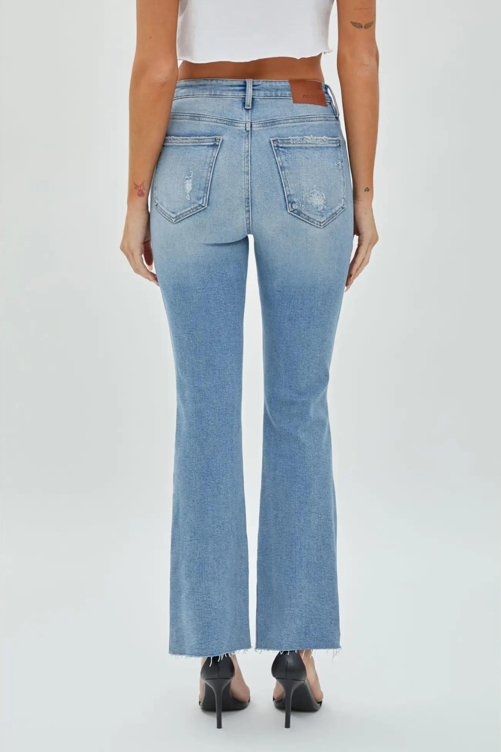 Hidden Ryan High-Rise Bootcut Jeans - Medium Light - The Cottage