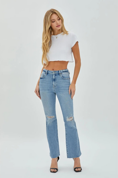 Hidden Ryan High-Rise Bootcut Jeans - Medium Light - The Cottage