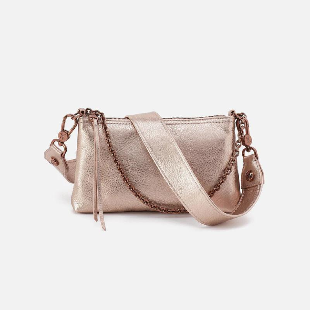 Hobo Darcy Crossbody - Pink Gold Metallic