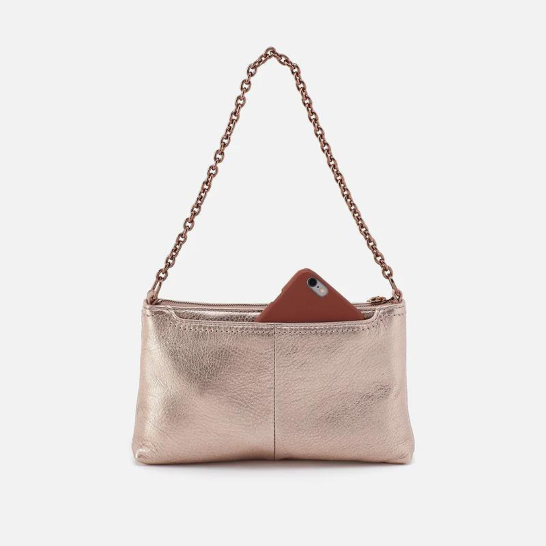 Hobo Darcy Crossbody - Pink Gold Metallic