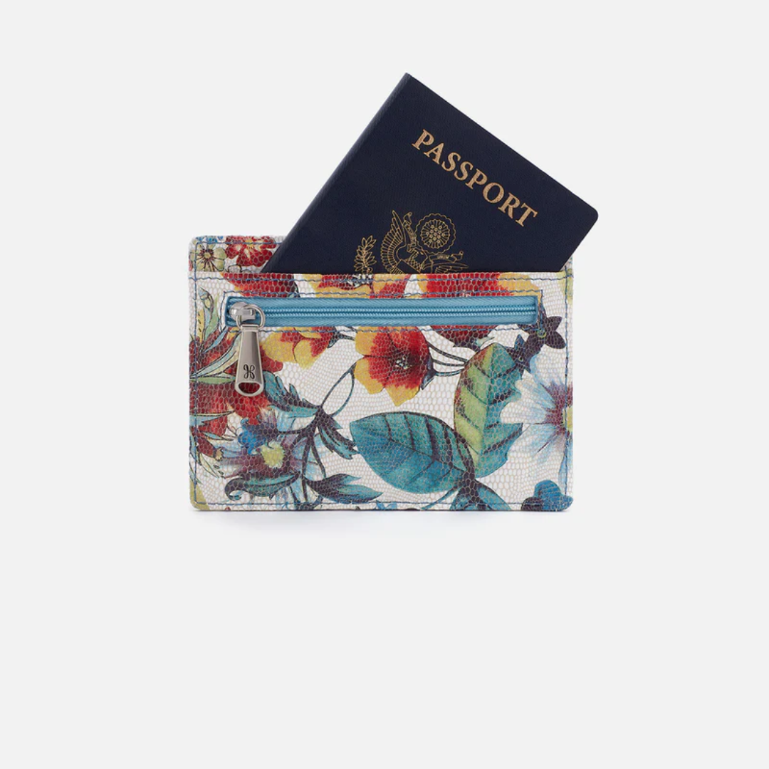 Hobo Euro Slide Card Case - Botanic Print