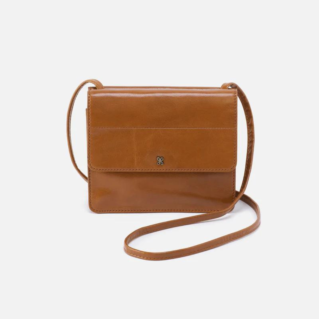 Hobo Jill Wallet Crossbody Polished Leather