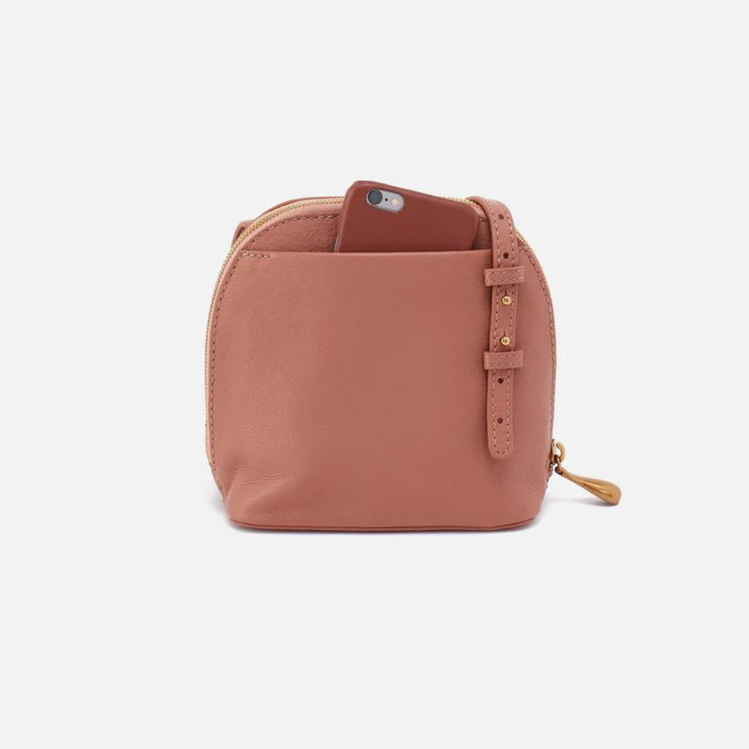 Hobo Nash Crossbody Pebbled Leather- Cork