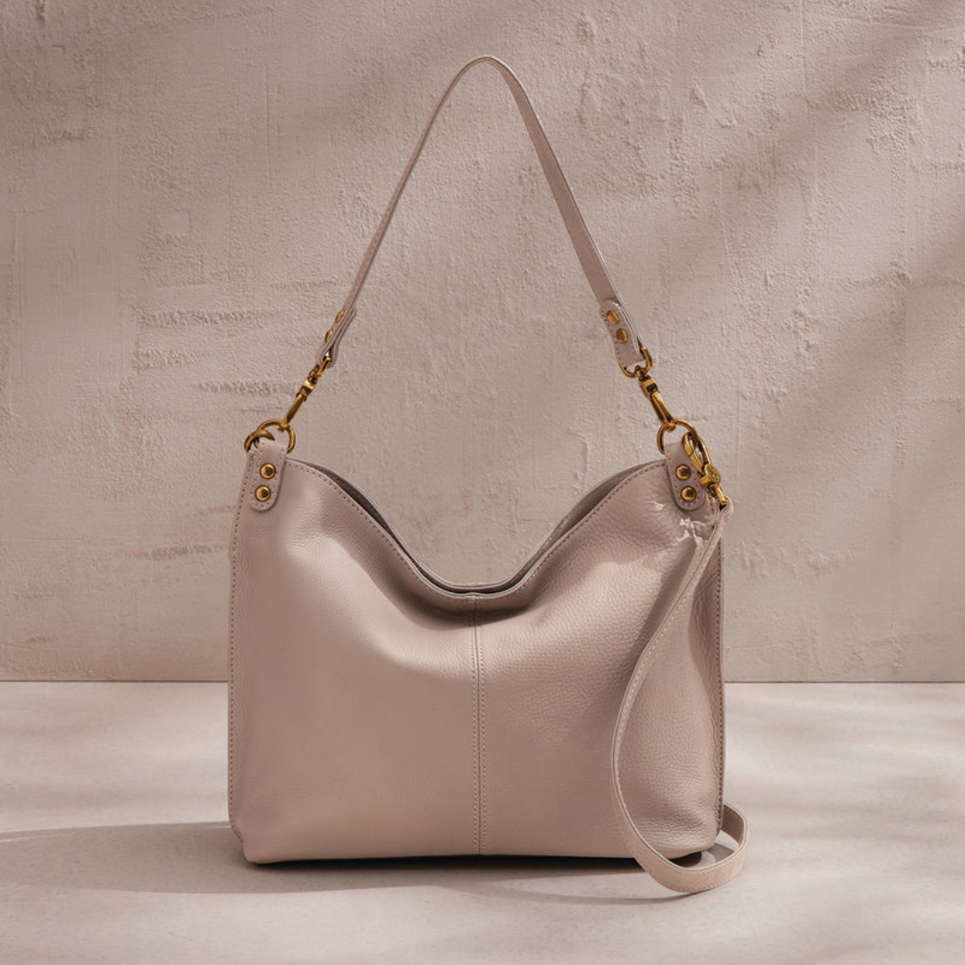 Hobo Pier Shoulder Bag Pebbled Leather