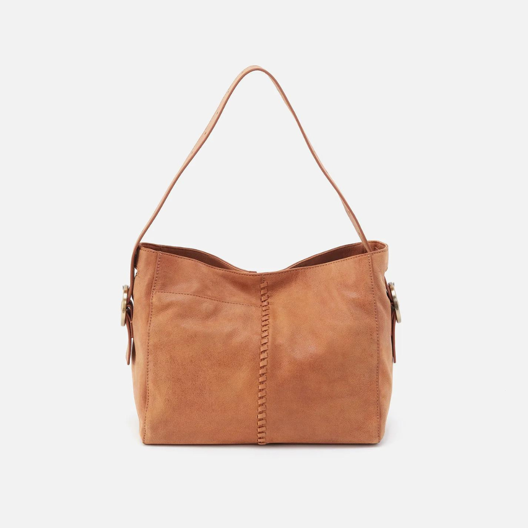 Hobo Render Shoulder Bag Buffed Leather - Whiskey