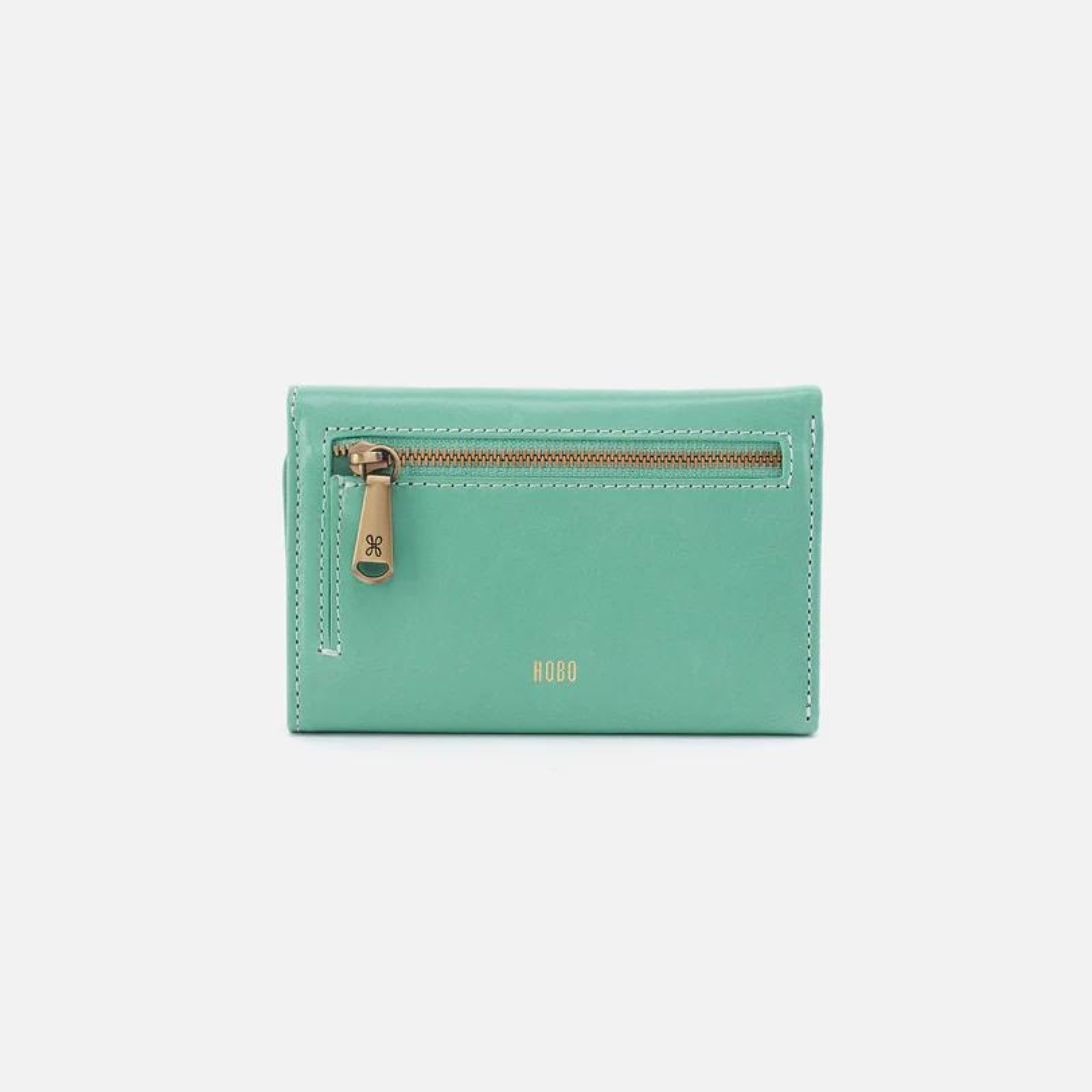 Hobo Jill Trifold Wallet Polished Leather - The Cottage