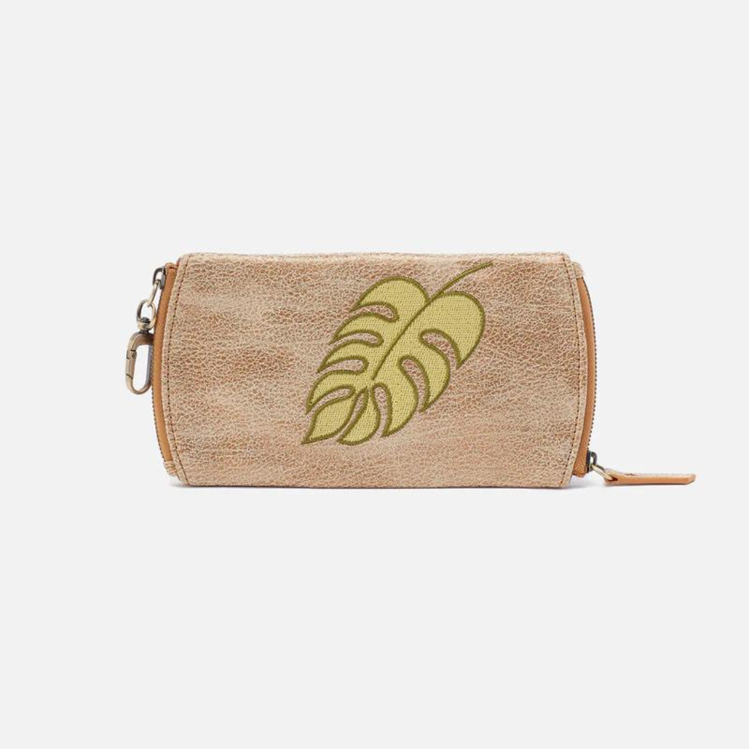 Hobo Spark Double Eyeglass Case Metallic - Gold Leaf