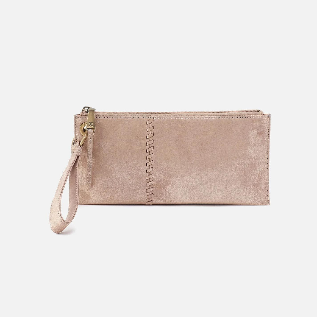 Hobo Vida Wristlet Metallic Leather