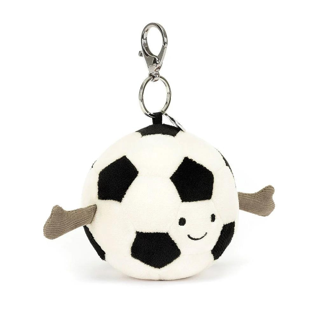 Jellycat Amuseables Sports Soccer Bag Charm